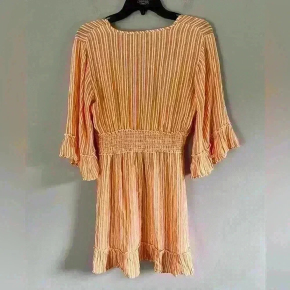 Blue Island double tie cover up size small - Picture 2 of 12